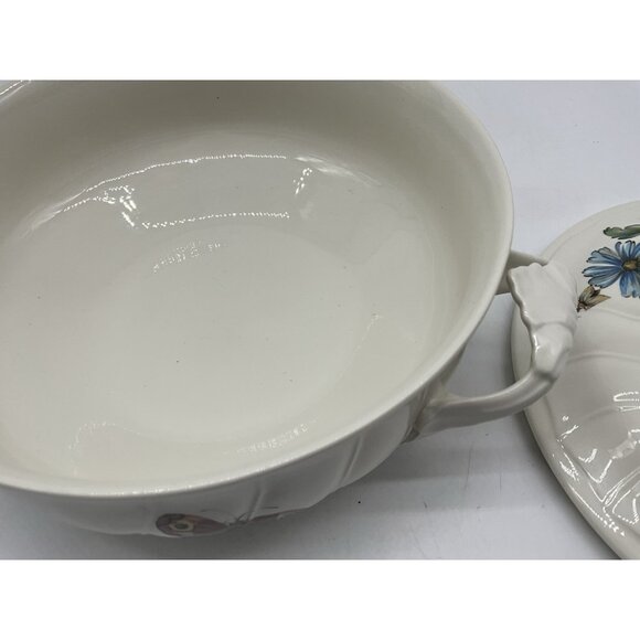 Villeroy & Boch Bouquet Covered Serving Bowl Vintage Serve Ware Bakeware 8 Inch - Picture 15 of 16